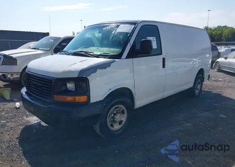 2007 Chevrolet Express Work Van from USA, damaged, VIN 1GCGG25V371130451